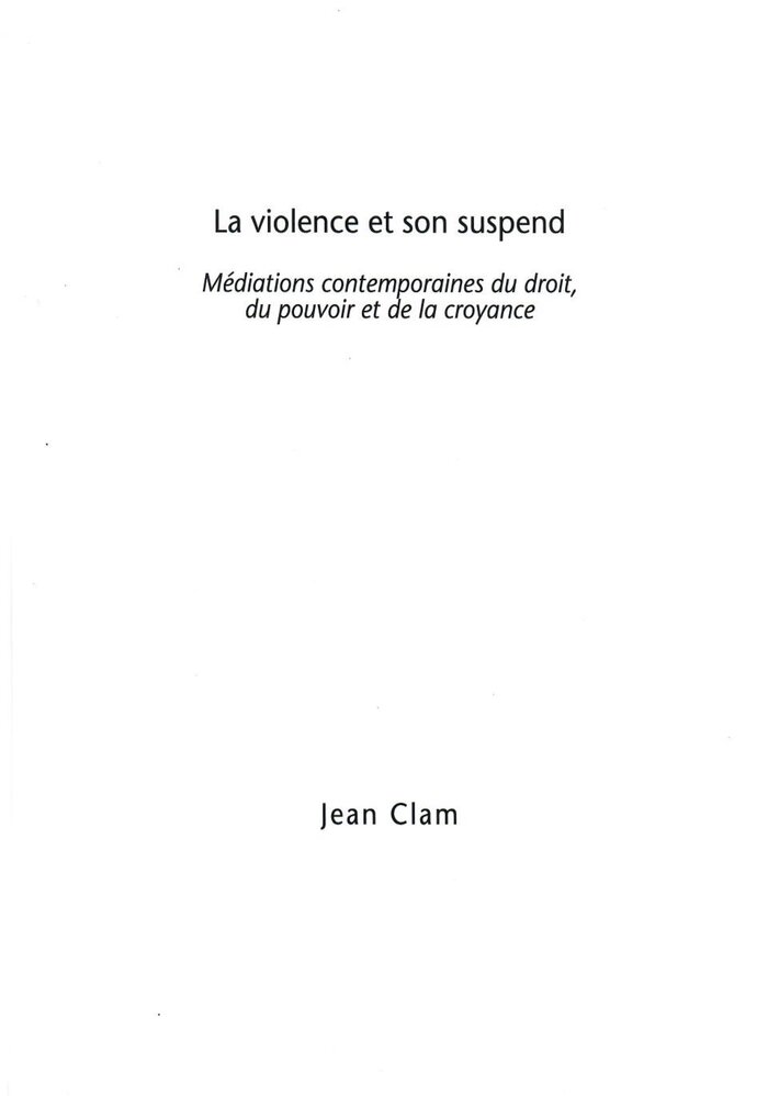 La violence et son suspend — Ganse Arts et Lettres, 2023
